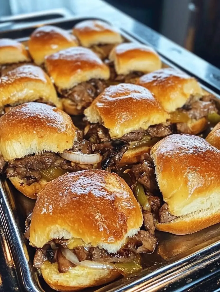 Homemade Philly Cheesesteak Cheesy Bread Recipe