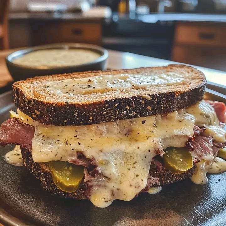 Reuben Open Top Sandwich recipe