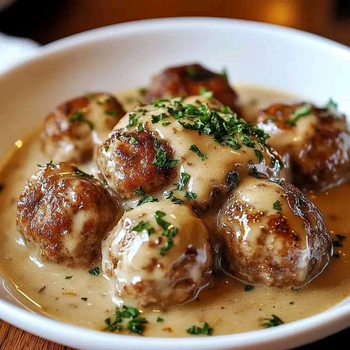 swedish-meatballs-creamy-gravy