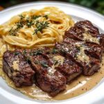 Creamy Fettuccine with Grilled Steak (Restaurant-Quality in 30 Mins!)