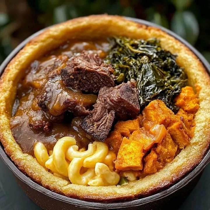 Soul Food Cornbread Bowl