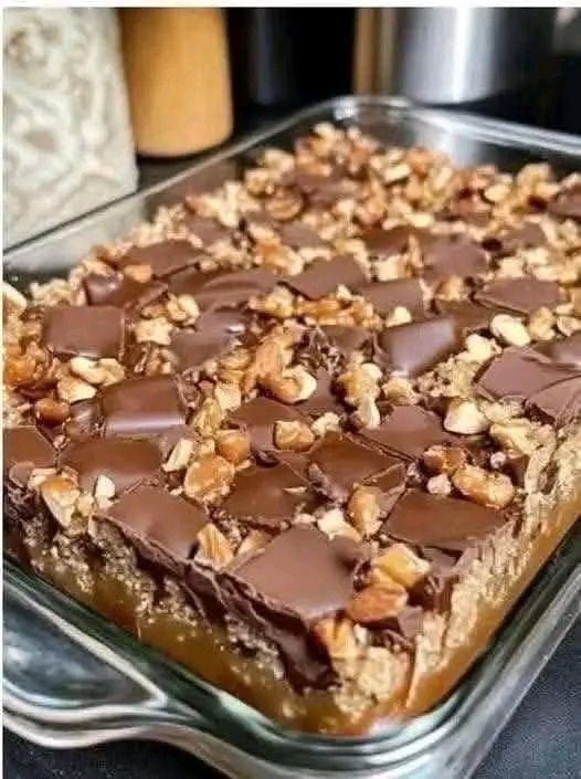 Chocolate Caramel Pecan Bars
