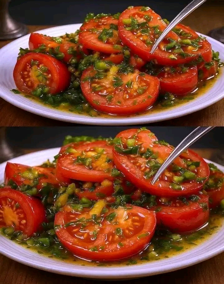Marinated Tomato Salad: 5-Minute Fresh, Juicy Recipe Bursting with Flavor