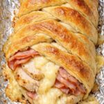 Cheesy Chicken and Ham Stuffed Bread